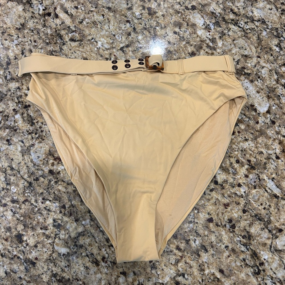 WeWoreWhat high waist, bandeau top bikini